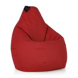 10 sedacích vaků Hruška - červená