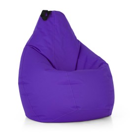 10 sedacích vaků Hruška - fialová