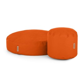 set - sedací vak Žiži a taburet - oranžová